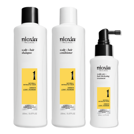 Nioxin System Kit 1 - Natural Hair With Light Thinning