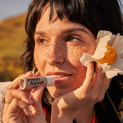 Poppy & Pout Lip Balm - Island Coconut