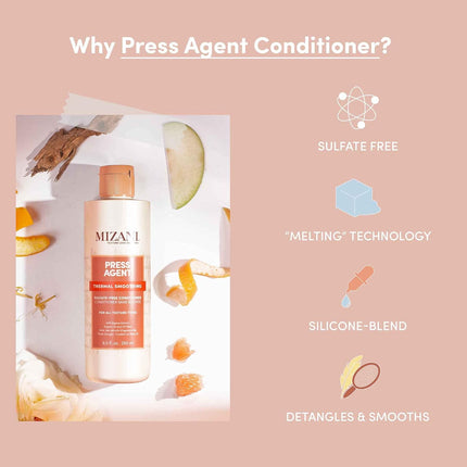 Mizani Press Agent Thermal Smoothing Sulfate-Free Conditioner