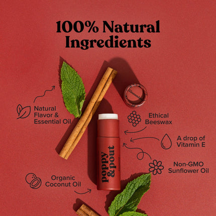 Poppy & Pout Lip Balm - Cinnamint