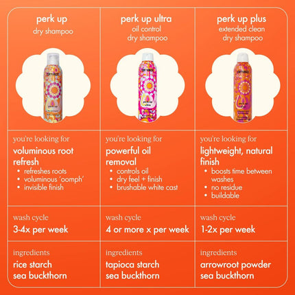 Amika Perk Up Ultra Oil Control Dry Shampoo