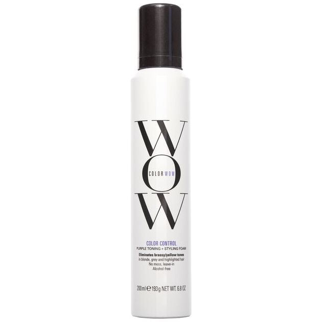 Color Wow Color Control Purple Toning + Styling Foam for Light Hair