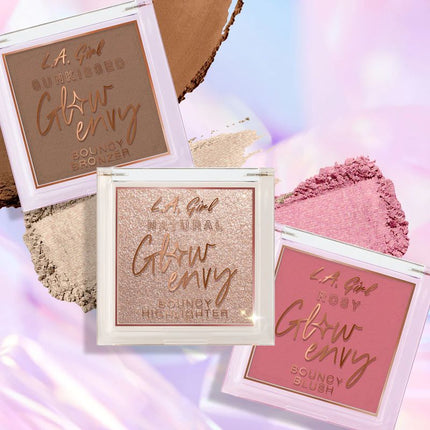 LA Girl Glow Envy Bouncy Bronzer, Blush & Highlighter