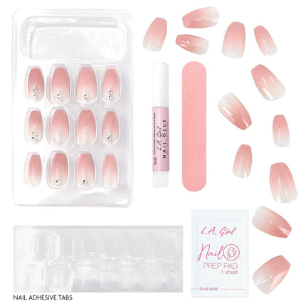 LA Girl Luxe Shine Fave Nail Tips - Into You