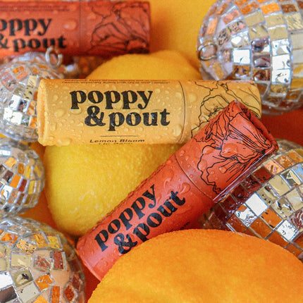 Poppy & Pout Lip Balm - Lemon Blossom