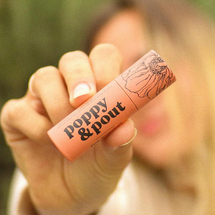 Poppy & Pout Lip Balm - Pink Grapefruit