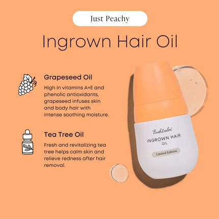 Bushbalm Ingrown Hair Oil - Just Peachy