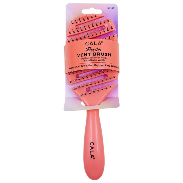 Cala Flexible Vent Brush: Coral