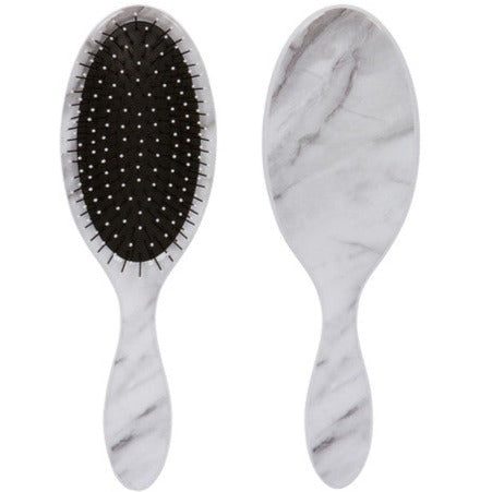 Cala Hair Detangler: Wet-N-Dry Brush (Black/White Marble)