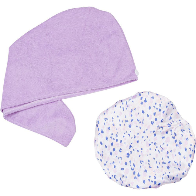 cala-shower-cap-turban-set-pink-hues-leopard-2