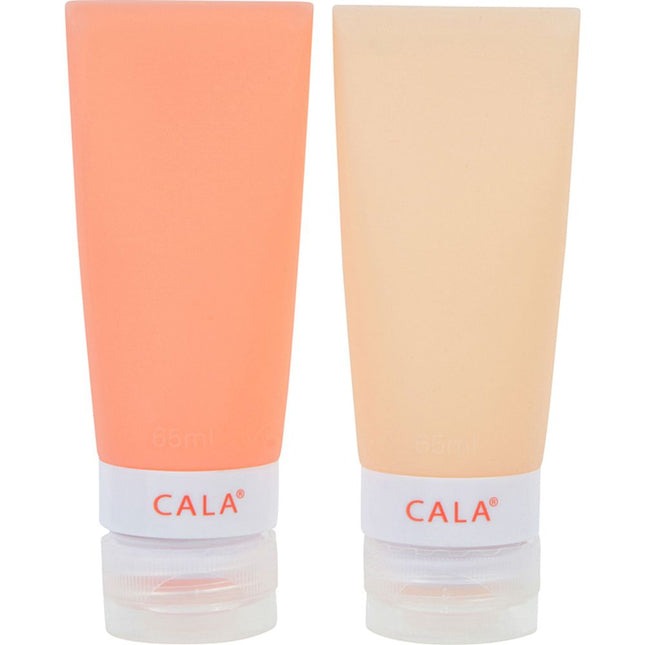 cala-silicone-travel-bottles-coral-2-bottles-2.2oz-1