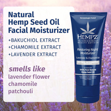 Hempz Lavender _ Chamomile Restoring Night Moisturizer 2