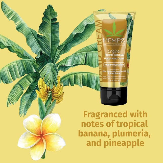 Hempz Original Floral Banana Herbal Hand Cream 2