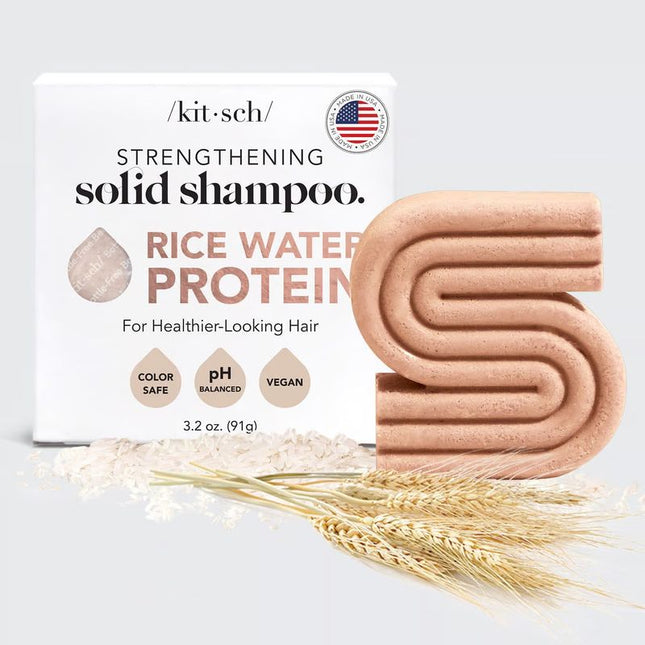 kit-sch Rice Water Shampoo Bar For Hair Growth