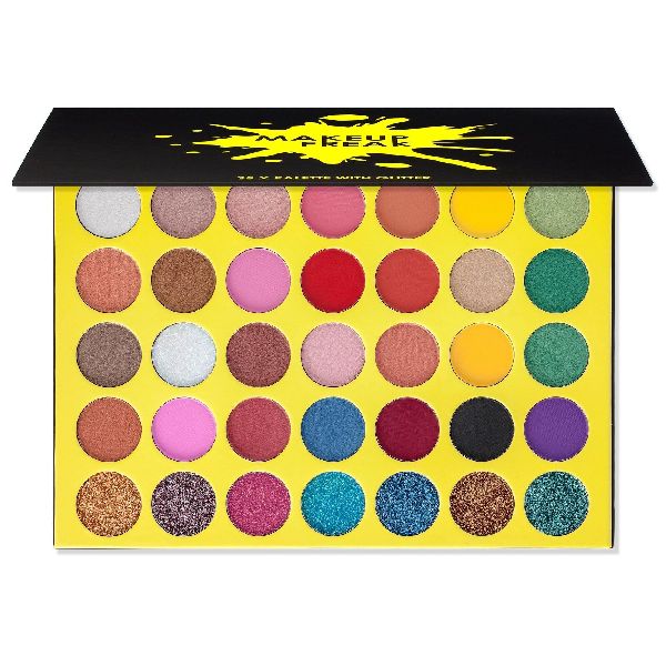 Makeup Freak X 35 Color Pigmented Eyeshadow Palette With Holiday