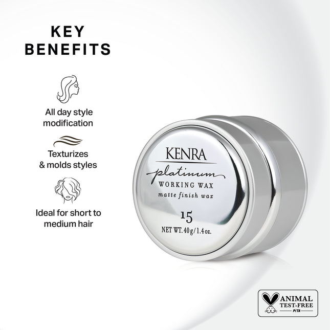 Kenra Professional Platinum Working Wax 15