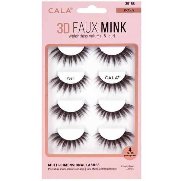 3D FAUX MINK LASHES POSH 4 PACK item 35158