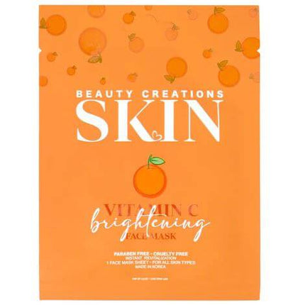 Beauty Creations Vitamin C Brightening Face Mask