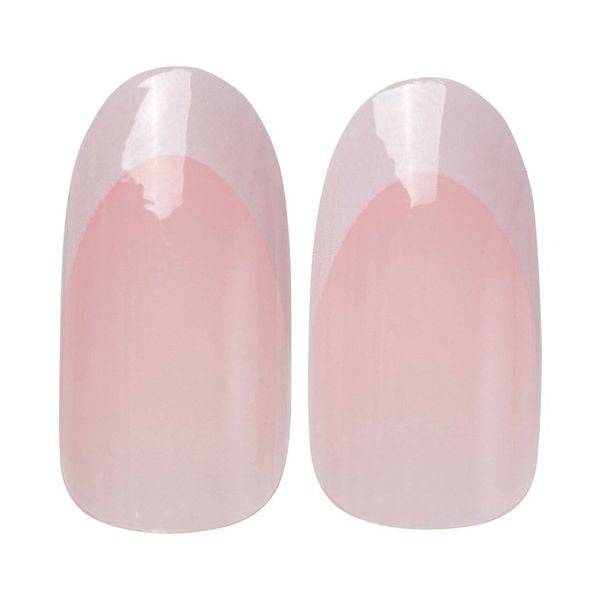 CALA Glam Couture Oval French Medium Press On Nails 87855