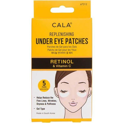 UNDER EYE PATCHES: RETINOL & VITAMIN C (5/PK)