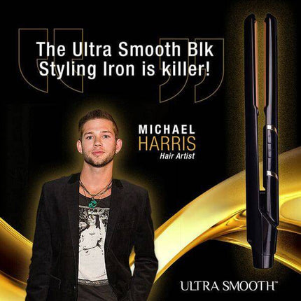 Cricket Ultra Smooth Styling Iron Black 1"