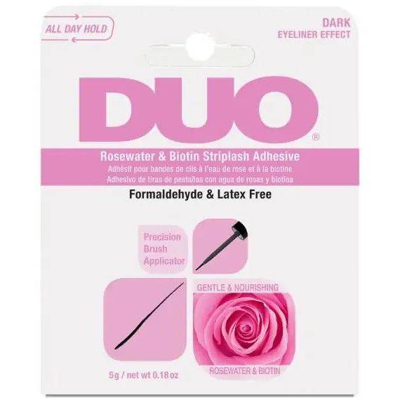 DUO Rosewater & Biotin Striplash Adhesive Dark 62197