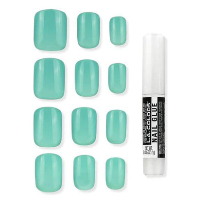 LA Colors Chill Out Gel Nails On! - Artificial Short Nail Tips