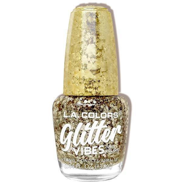 LA Colors Golden Glow Glitter Vibes Nail Polish