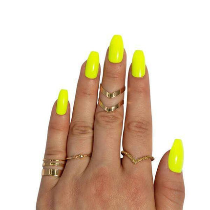 LA Colors Highlight Nail Frill Neon Artificial Nail Tips CNT258