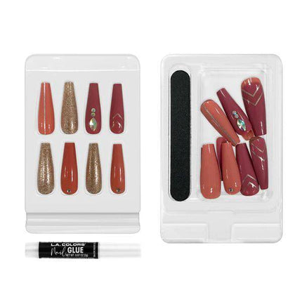 LA Colors Kindred Spirit Lavish Luxe Finish Coffin Shape Nail Tip Kit