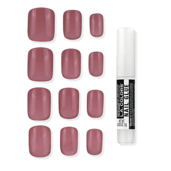 LA Colors Mademoiselle Gel Nails On! - Artificial Short Nail Tips