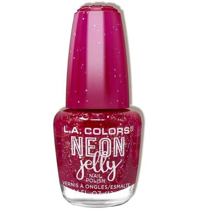 LA Colors Ruby Rouge Neon Jelly Polish