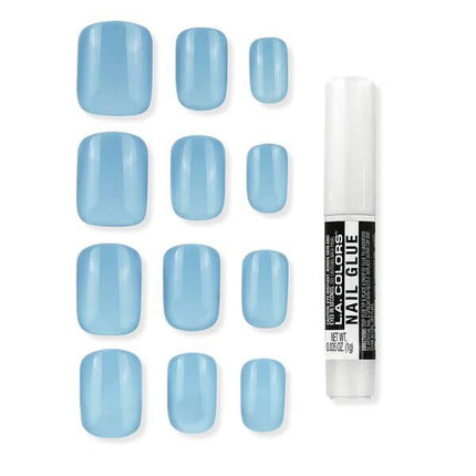 LA Colors Splashy Gel Nails On! - Artificial Short Nail Tips