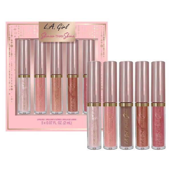 LA Shinier Than Shine - 5 pc Lipgloss Set