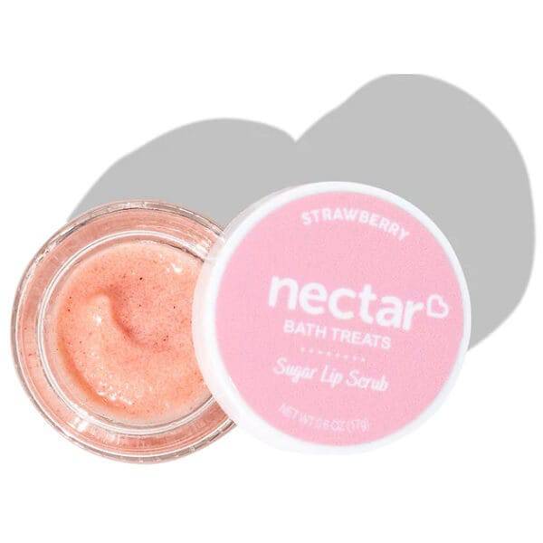 Nectar Bath Treats Strawberry Vegan Sugar Lip Scrub