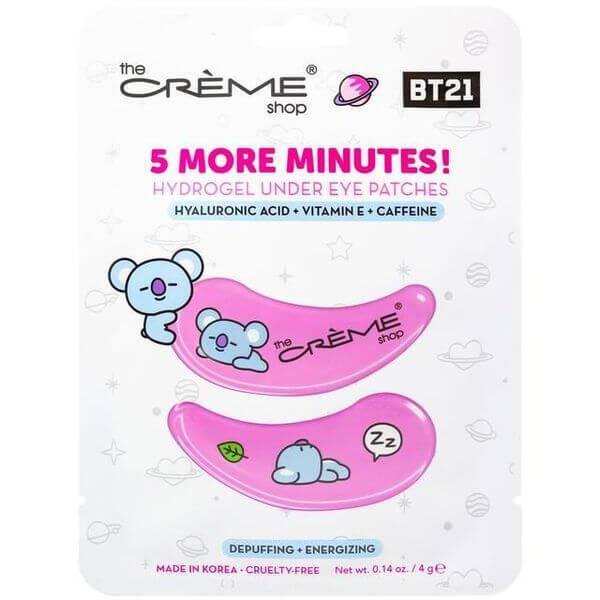 The Creme Shop “5 More Minutes!” KOYA Hydrogel Under Eye Patches | Depuffing & Energizing