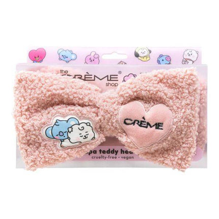 The Creme Shop BT21 BABY Plush Spa Teddy Headyband™ - Rosy Blush