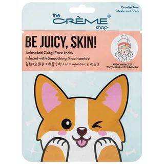 The Creme Shop Be Juicy, Skin! Animated Corgi Face Mask