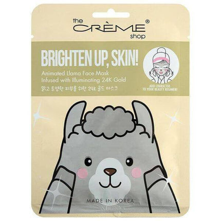 The Creme Shop Brighten Up, Skin! Animated Llama Face Mask AFM4420-1