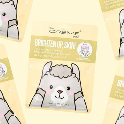 The Creme Shop Brighten Up, Skin! Animated Llama Face Mask AFM4420-1