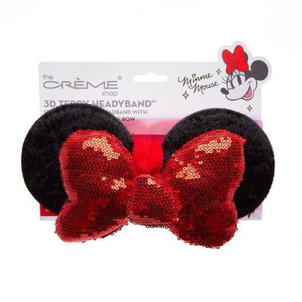 The Creme Shop Disney 3D Teddy Headyband™ In Ruby Glitz