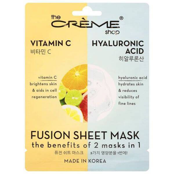 The Creme Shop Vitamin C & Hyaluronic Acid Fusion Sheet Mask FM5767