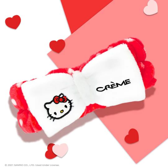 The Creme Shop Hello Kitty Classic White Spa Teddy Headyband