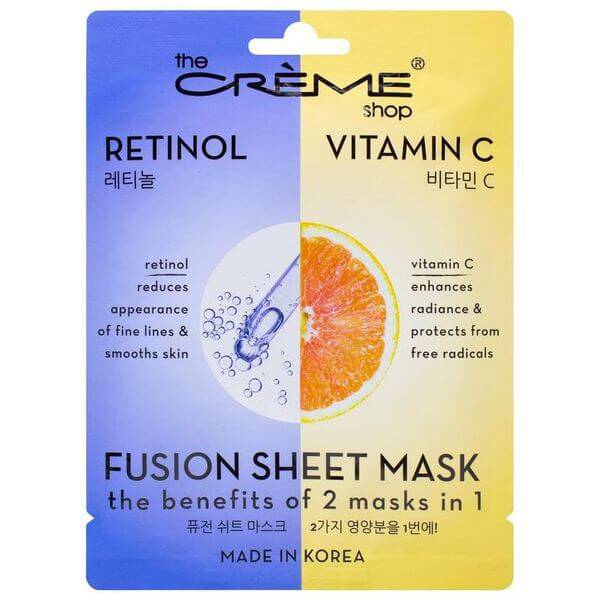 The Creme Shop Retinol & Vitamin C Fusion Sheet Mask