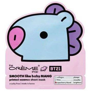 The Creme Shop SMOOTH Like Baby MANG Printed Essence Sheet Mask - Collagen, PHA, Superberry Blend