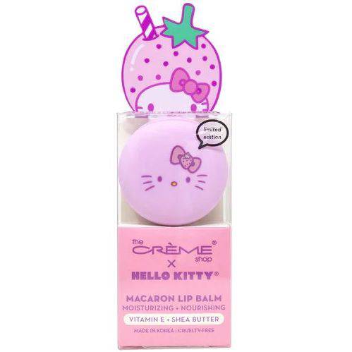 The Creme Shop x Hello Kitty Macaron Lip Balm - Strawberry Rose Latte