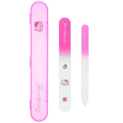 The Creme Shop x Hello Kitty Premium Glass Nail File Set (Pink)