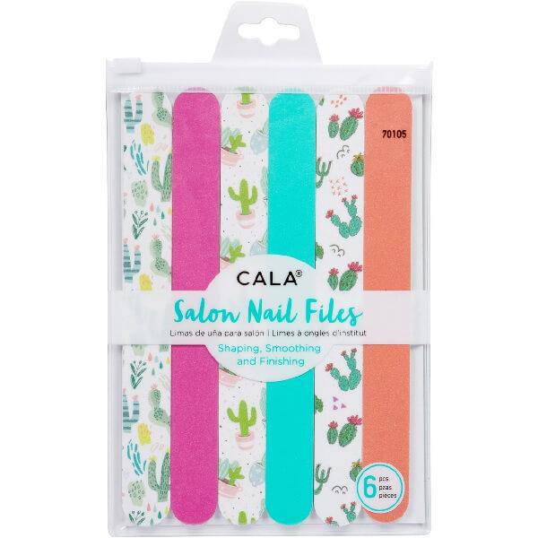 CALA Salon Nail Files: Cactus (6 PCS)