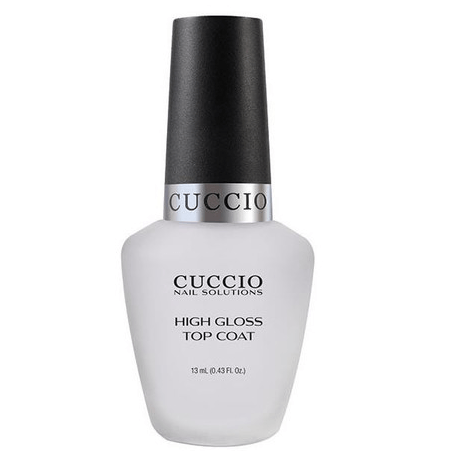 high gloss top coat - cuccio - nail polish