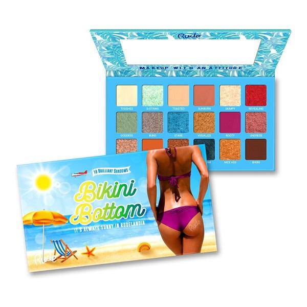 Rude Cosmetics Bikini Bottom - 18 Eyeshadow Palette